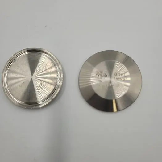 Used WCB-FLOW PRODUCTS 316 STAINLESS STEEL TRI CLOVER 1-1/2" END CAP 316L SPX 16AMP-1.5-316 SA0479B10 Parts (Hydraulics and Pneumatics) | ND Industrial Surplus #1222161