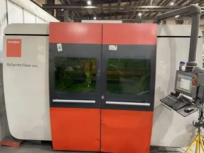 6000 Watt Bystronic BySprint Fiber 3015 Fiber Laser,  Dust Collector, Automation