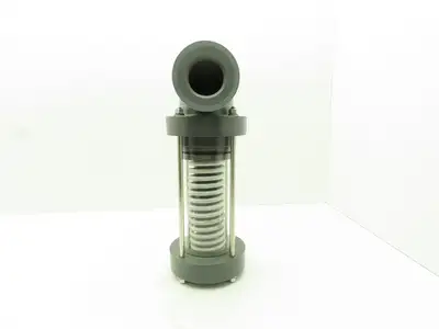 Plast-o-matic ES200V-NC 2" Shutoff Valve PVC Spring Return NC Pneumatic Powered