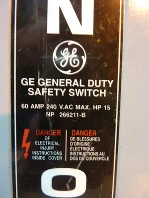 USED GENERAL ELECTRIC / GE TG4322