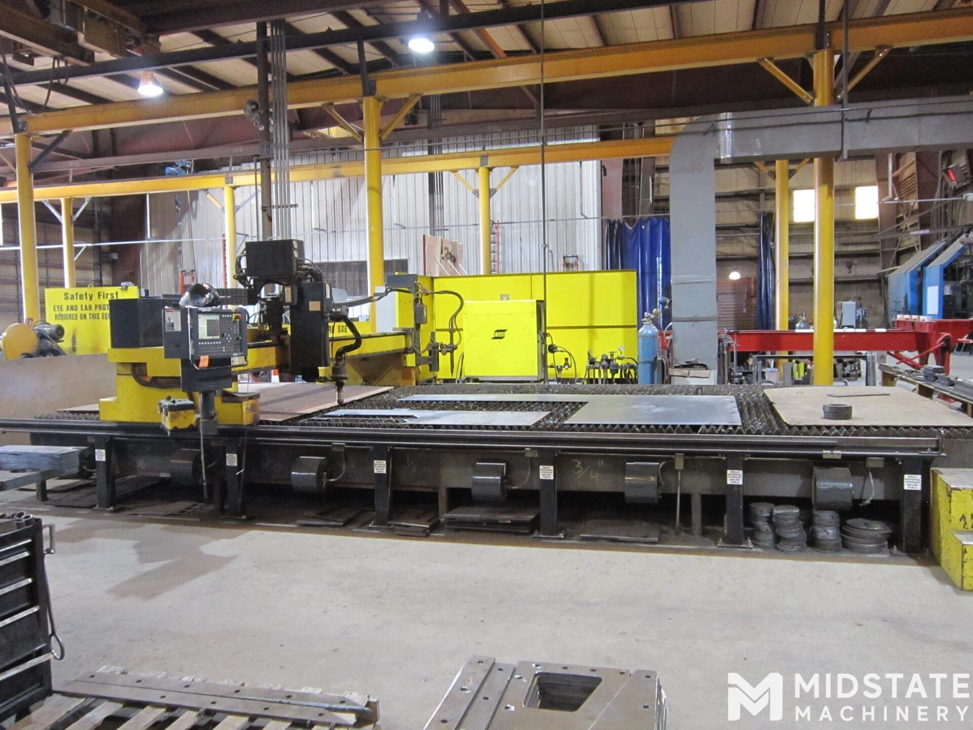 Esab Model SXE 3500P1 CNC Gantry Cutting Machine