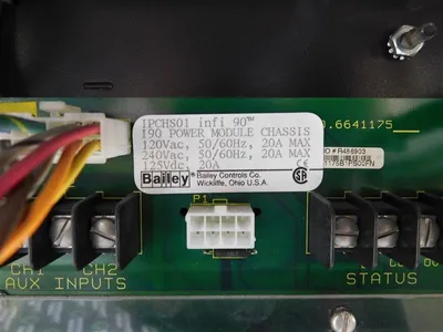 ABB Bailey IPCHS01 Power Module Chassis with IPFCH01,IPECB11,IPFAN11 Used