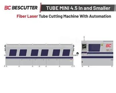 2026 Bescutter TUBE Ninja 4 In and Smaller | Fiber Laser Tube Cutting Machine With Automation