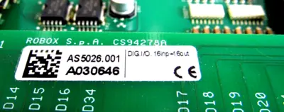 USED ROBOX AS5026.001 DIGITAL OUTPUT MODULE AS5026001