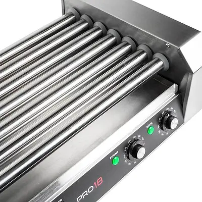 Commercial 30 Hot Dog Hotdog oller Grill  w/ cover -