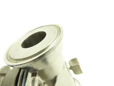 ITT Dia-Flo 1" Stainless Manual Diaphragm Valve 1.5" Tri-Clamp