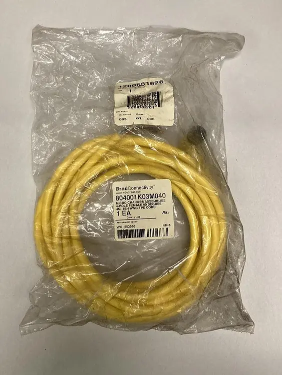 Used BRAD CONNECTIVITY 804001K03M040 Miscellaneous Equipment (Electrical & Power) | Surplus Asset Holdings #1199448