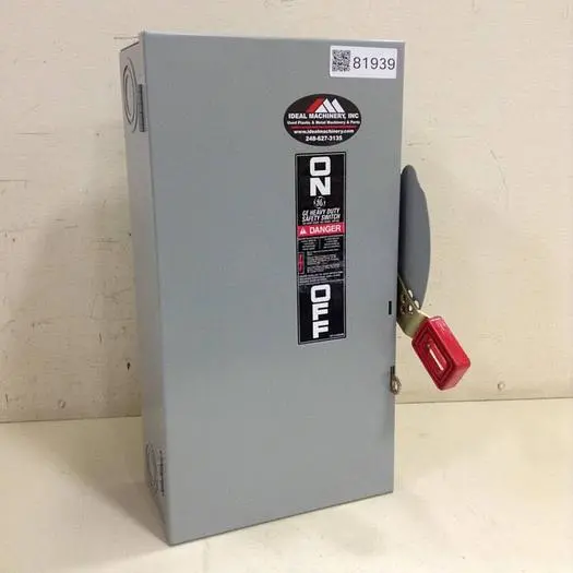 Used GENERAL ELECTRIC / GE THN3362 Relays & Switches Michigan US | Ideal Machinery #579980