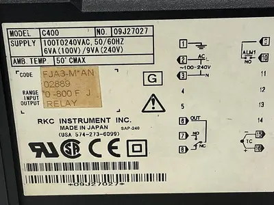 USED RKC C400FJA3-M*AP
