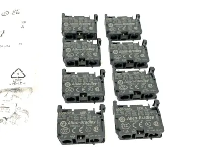 USED ALLEN-BRADLEY SER. A CONTACT CARTRIDGE BLOCK