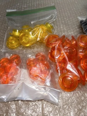Large Lot of New various IDEC   Buttons & Caps See Photos + Warranty