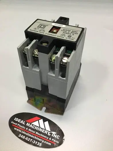 Used SQUARE D 8501 X0 40 SER A Relays & Switches Michigan US | Ideal Machinery #604456