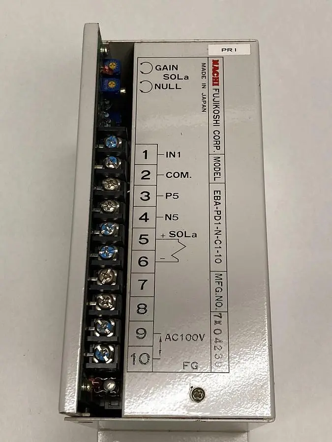 Used NACHI FUJIKOSHI EBA-PD1-N-C1-10 Amplifiers Ohio US | Surplus Asset Holdings #1239220