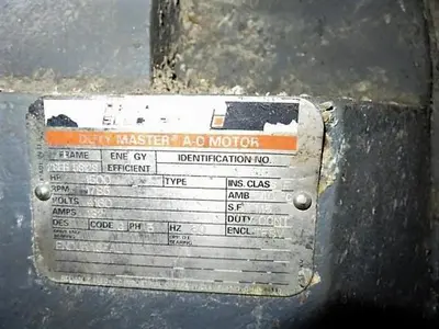 GE 1500 HP 4160 Volt Motor
