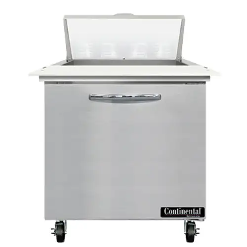 Continental SW32N8C 32" Sandwich/salad Prep Table W/ Refrigerated Base, 115v