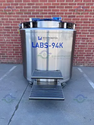 USED WORTHINGTON INDUSTRIES LABS-94K  LIQUID NITROGEN CRYOGENIC STORAGE TANK