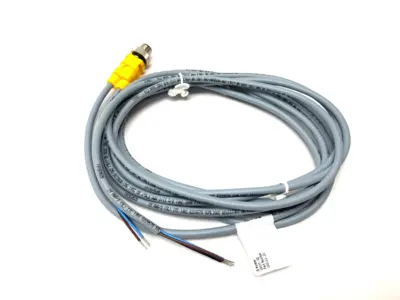 New | in-Stock Turck Splitter Junction Cordset M12 4-Pin to Dual Pigtail Connector Accessories Michigan US | Maverick Industrial Sales #1483138