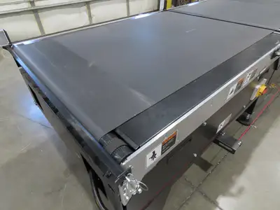Mantissa 41"x 17' 4" Belt Conveyor 4-Zone High Speed Package Sorting 435fpm