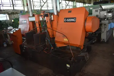 20.5" x 22" COSEN "C-530NC" DUAL-COLUMN AUTOMATIC PROGRAMMABLE HORIZONTAL BAND SAW w/SMC20 PROGRAMMABLE CONTROL - 7.5 HP BLADE MOTOR