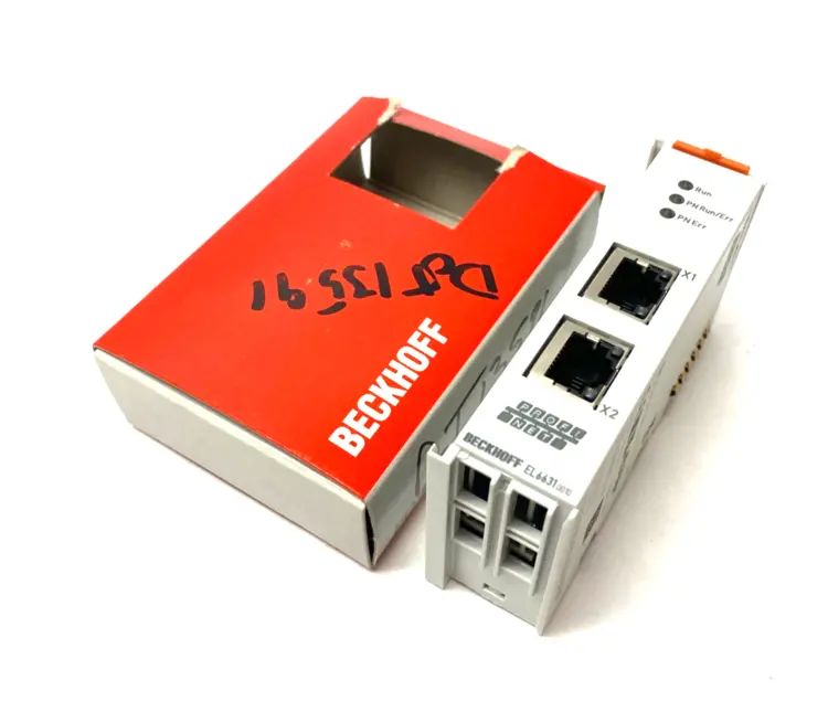 Used BECKHOFF ETHERCAT 2-PORT COMMUNICATION INTERFACE PROFINET CONTROLLER PLC Ethernet Equipment | Maverick Industrial Sales #1112101