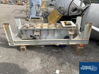 USED Merz 15" x 51" Merz Vibrating Feed Conveyor, C/S, Model URA400/1300