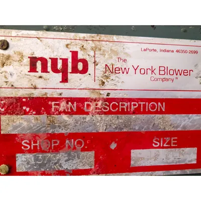 USED NEW YORK BLOWER ACF