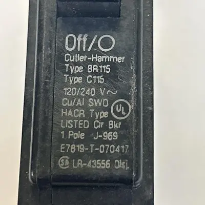 Used CUTLER-HAMMER BR115 Miscellaneous Equipment (Electrical & Power) | Surplus Asset Holdings #1193162