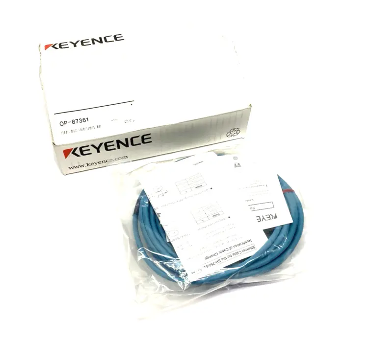 Used KEYENCE ETHERNET CONNECTION CABLE NFPA79 COMPATIBLE, 10 M Cable & Wire | Maverick Industrial Sales #1100947