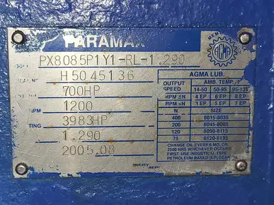 NEW PARAMAX PX8085P1Y1-RL-1.290