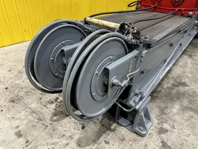 400 TON X 30' DRILCO TRAVELING HEAD HYDRAULIC STRAIGHTENING PRESS: STOCK #24953