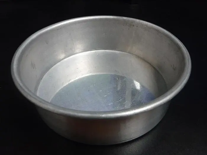 USED/UNUSED MINIATURE ROUND CAKE PANS, 6-1/2 " X 2 "DEEP