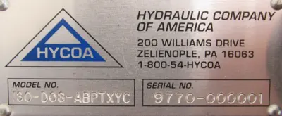 NEW HYCOA ISO-D08-ABPTXYC MANIFOLD MC-152-2 ISOD08ABPTXYC