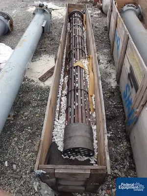 USED Union Carbide 100 Sq Ft Union Carbide Karbate Heat Exchanger, 75/75