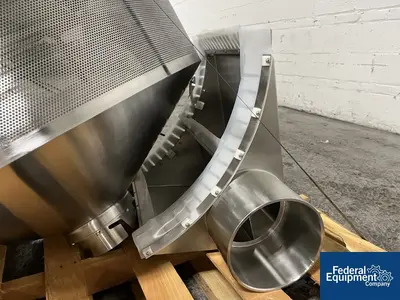 USED Thomas Processing 36" Thomas coating pan with plenum