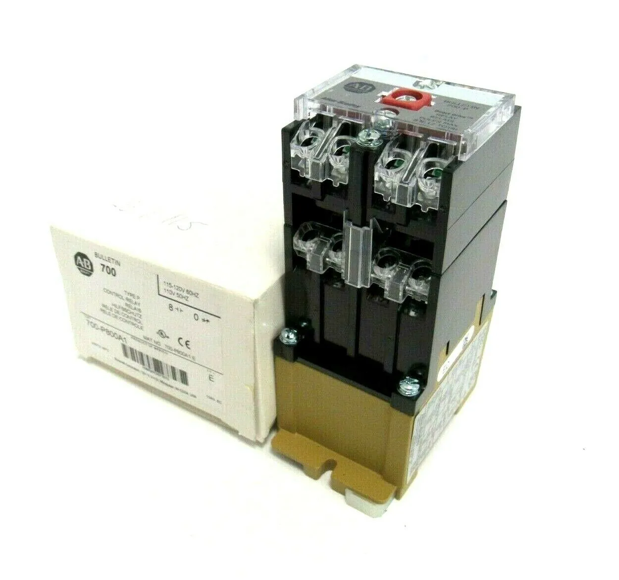NEW ALLEN BRADLEY 700-P800A1 CONTROL RELAY SER E TYPE P 700P800A1