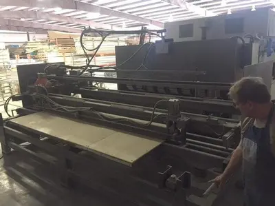 ROSENQUIST 482RO-EP-2 ELECTRO-FLOW CONTINUOUS FEED-THROUGH RADIO-FREQUENCY GLUER