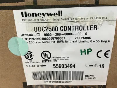 Used HONEYWELL DC2500CE000020000000E00 Temperature Controls Ohio US | HGR 24 #1545392
