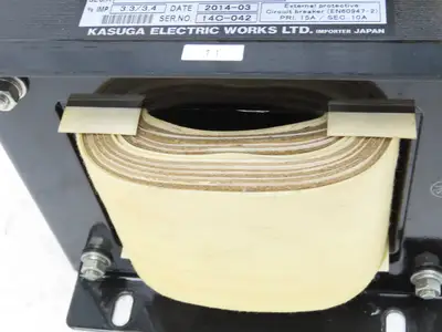 Kasuga DVS1200UTE1500 Control Transformer 1200VA 1.2kVA 1Ph Pri 240V Sec 120V