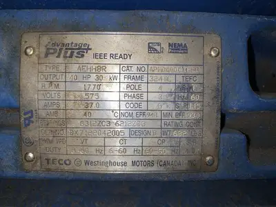Twin Hydraulic Power Pack, 20HP + 40HP Motors