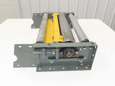 Hytrol 24" Slider Bed Belt Conveyor Take-Up Tail Pulley Assembly 4" Pulley