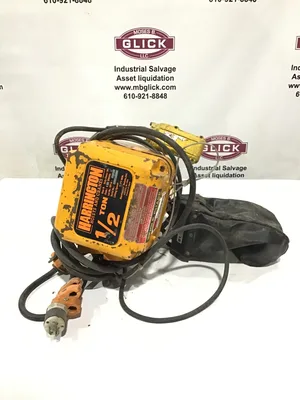 Harrington L4U136 2 Electric Chain Hoist 1/2 Ton 7Ft/Min 0.25kW