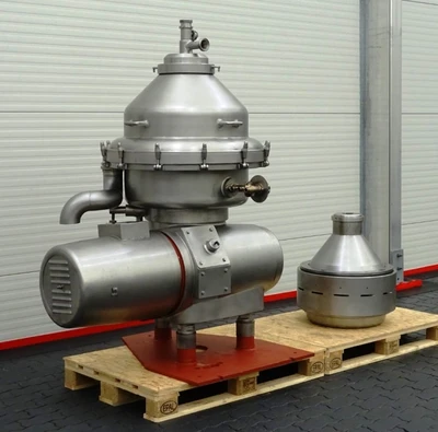Alfa-Laval MRPX 214 TGV-74 warm milk separator, 316SS.