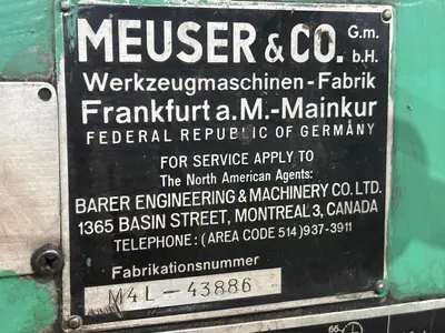 USED MEUSER M4L