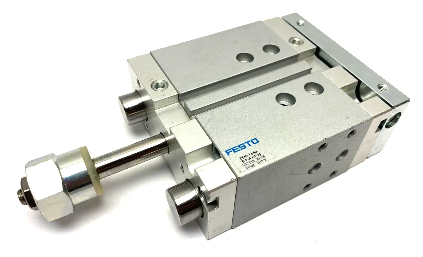 New | in-Stock Festo Pneumatic Guided Drive Cylinder 40mm Stroke 532318 Pneumatic Cylinders Michigan US | Maverick Industrial Sales #1392972