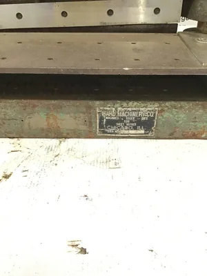 Ward Machinery Hand Sheet Metal Shear