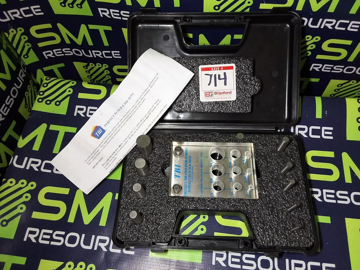 TBI PERFECT PUNCH & DIE SET - SP-9 FRACTIONAL 1/8" to 3/4