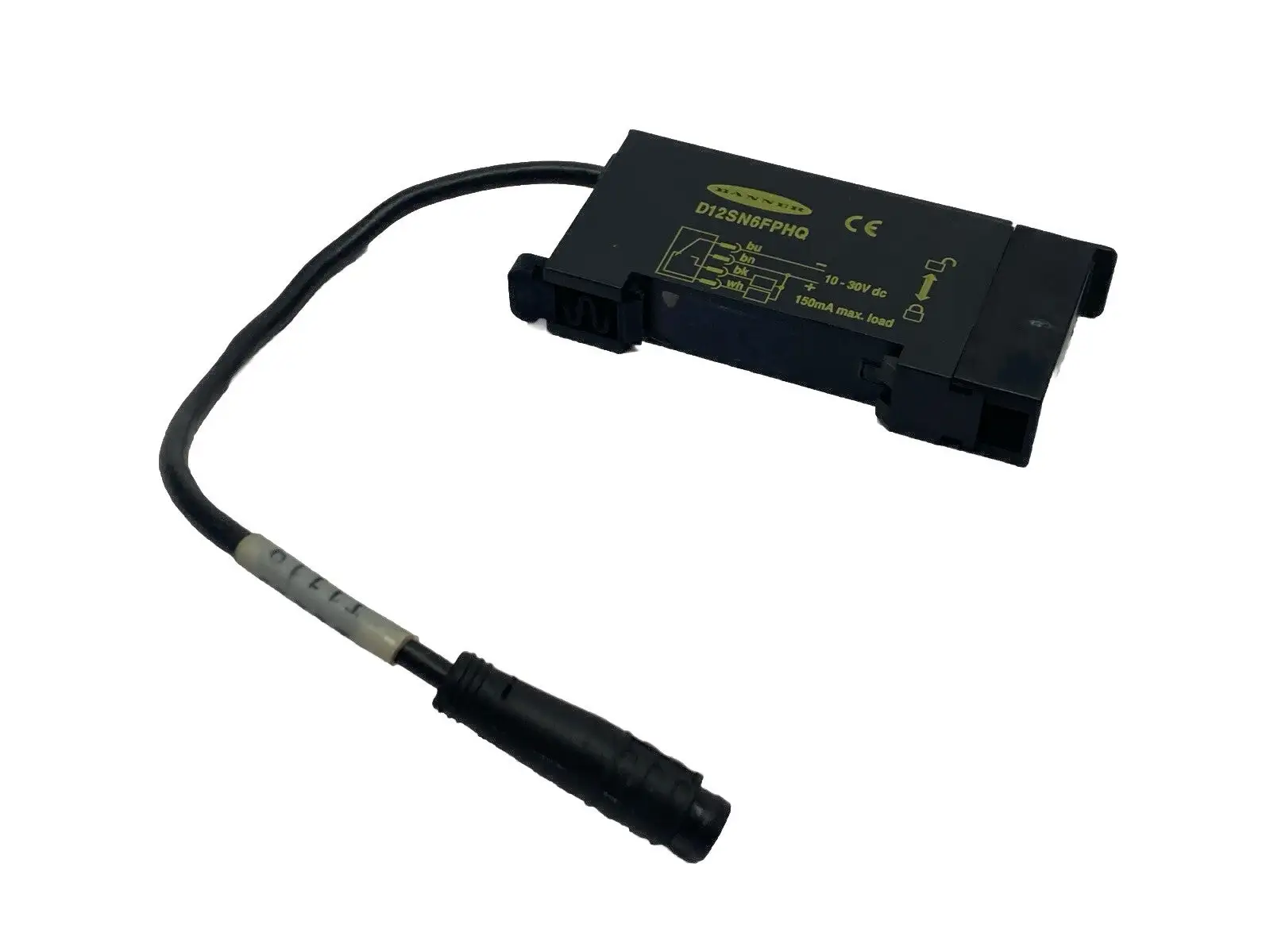 D12SN6FPHQ | Banner  High Power Plastic Fiber Optic Sensor 10-30VDC 34973 - Used