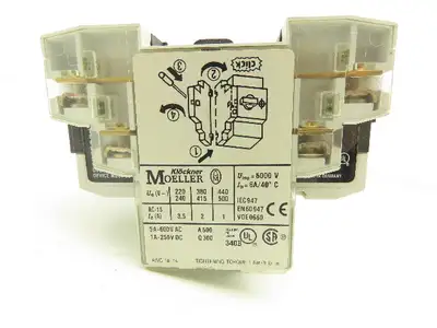 Moeller PKZMO63 PKZM0-6.3 Manual Motor Starter 6.3A 600VAC 3PH  Lot Of 5