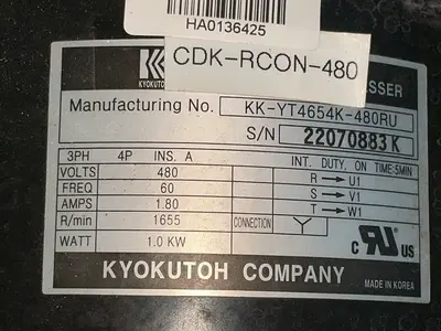 Used KYOKUTOH KKYT4654K480RU Miscellaneous MRO Ohio US | HGR 24 #1300969