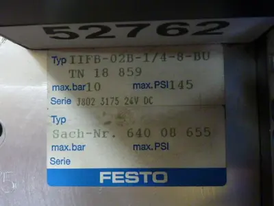 USED FESTO IFB8-02